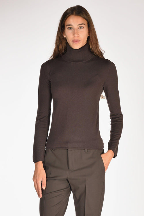 Slowear Collo Alto Marrone Donna