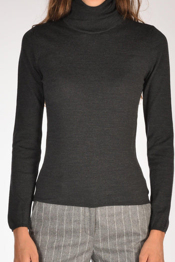 Slowear Collo Alto Grigio Melange Donna - 3