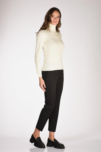 Slowear Collo Alto Bianco Latte Donna - 4