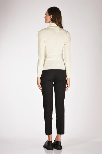 Slowear Collo Alto Bianco Latte Donna - 5