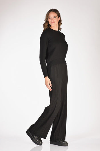 Slowear Maglia Girocollo Nero Donna - 4