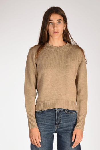 Slowear Maglia Girocollo Beige Donna - 2