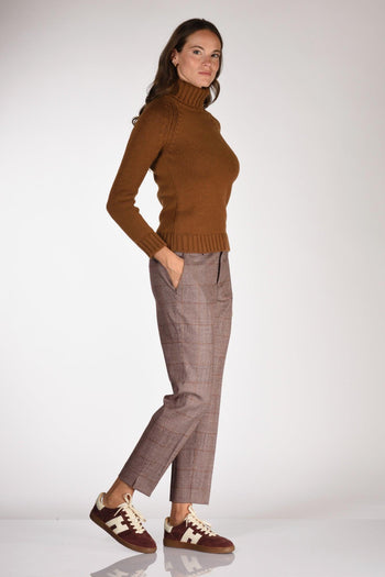 Pantalone New York Bianco/bordeaux Donna - 2