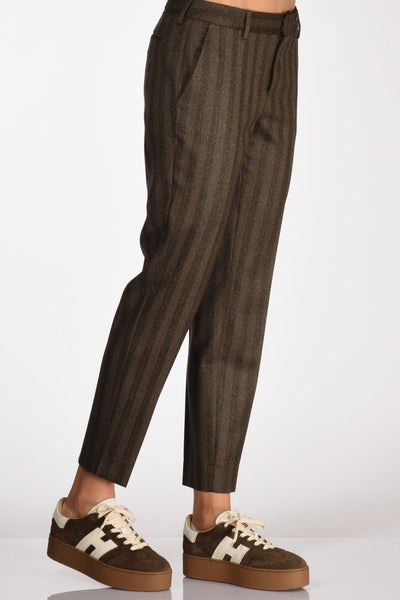 Pantalone New York Beige/marrone Donna