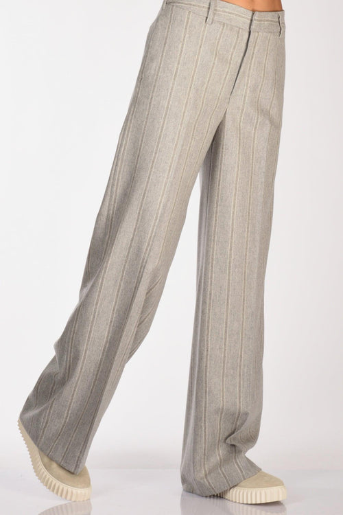 Pantalone Lorenza Grigio Chiaro Donna