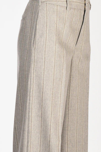 Pantalone Lorenza Grigio Chiaro Donna - 4