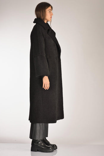Cappotto Ecofur Nero Donna - 4