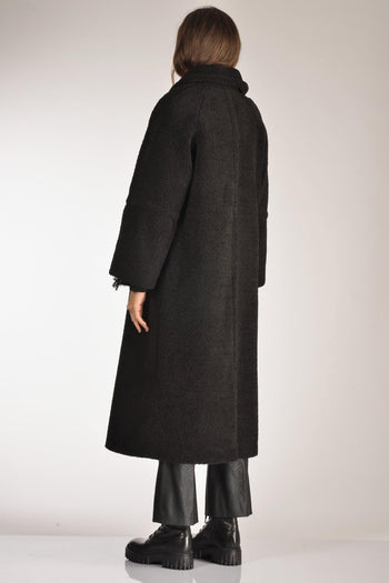 Cappotto Ecofur Nero Donna - 5