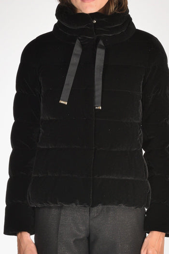Piumino Corto Nero Donna - 3