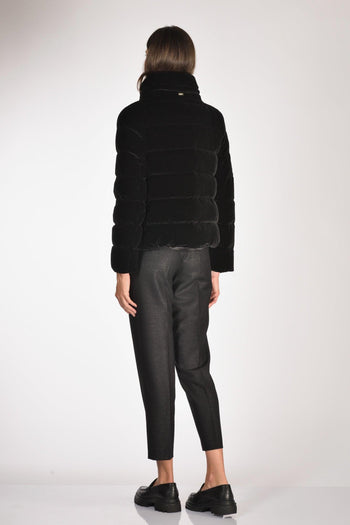 Piumino Corto Nero Donna - 5