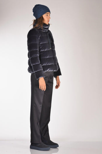 Piumino Corto Blu Donna - 4