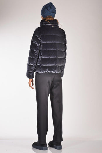 Piumino Corto Blu Donna - 5