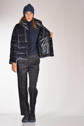 Piumino Corto Blu Donna - 6