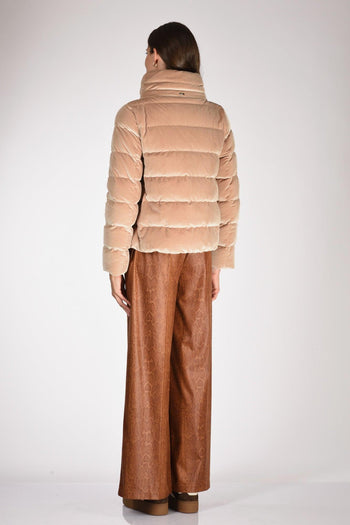 Piumino Corto Beige Cammello Donna - 5