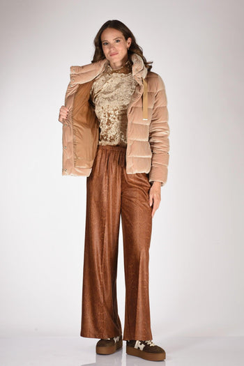 Piumino Corto Beige Cammello Donna - 6