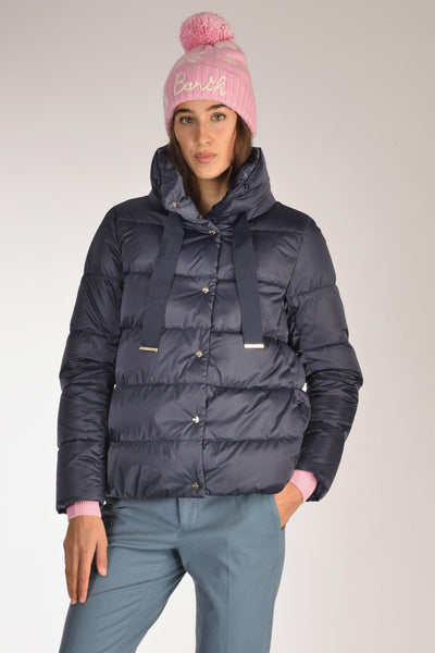 Cappa In Raso Blu Donna