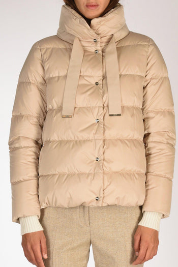 Cappa In Raso Beige Donna - 3