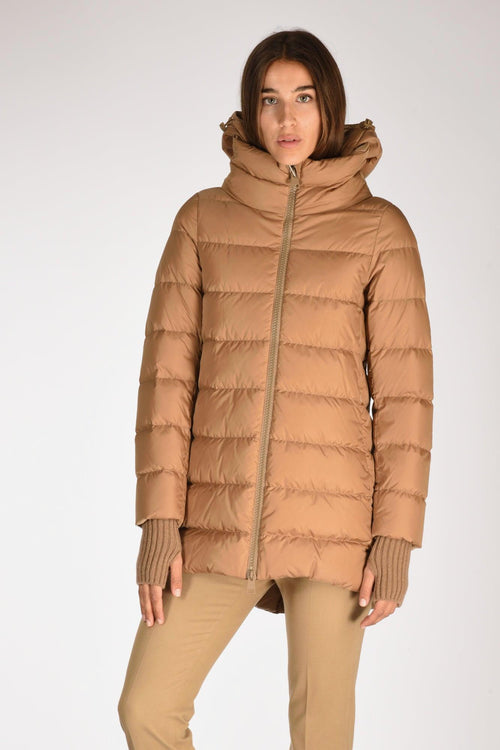 Piumino Chamonix Beige Cammello Donna