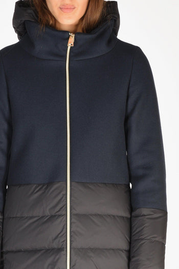 Piumino Bitessuto Blu Donna - 3