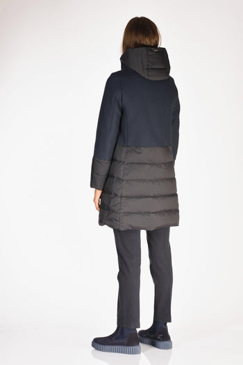 Piumino Bitessuto Blu Donna - 5