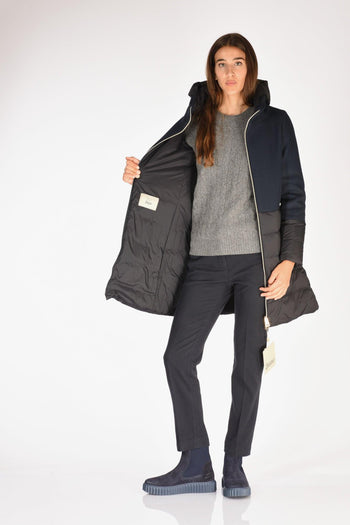 Piumino Bitessuto Blu Donna - 6