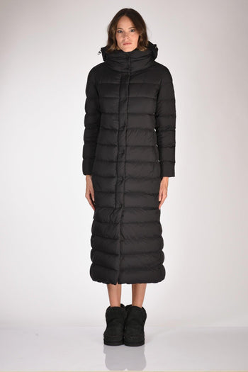 Piumino Lungo Nero Donna - 2