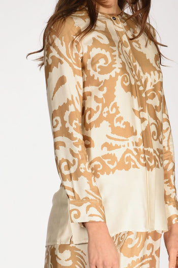 Camicia Beige/bianco Donna - 3