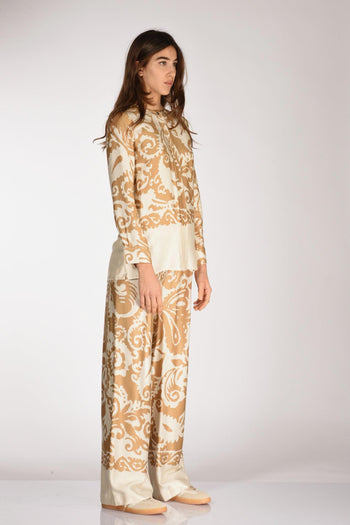 Camicia Beige/bianco Donna - 4