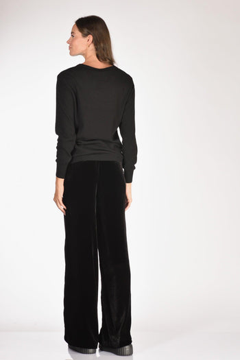 Maglia Pois Nero Donna - 5