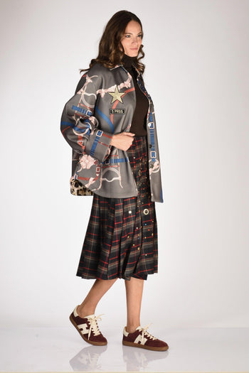 Cappotto Camicia Verde Donna - 2