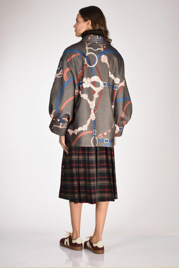 Cappotto Camicia Verde Donna - 6