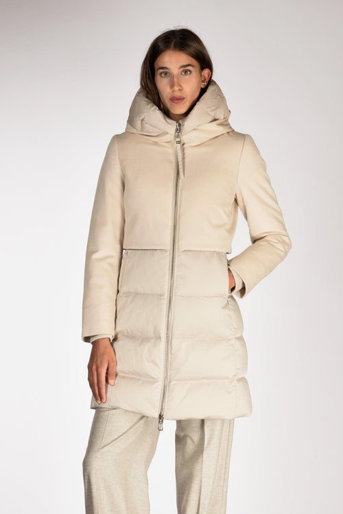 Piumino Ballon Bianco Naturale Donna