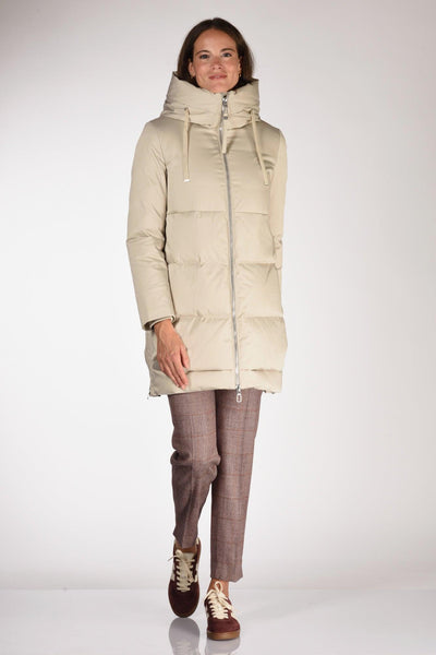 Piumino Talia Bianco Naturale Donna