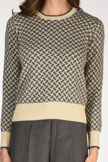 Maglia Grigio Donna - 3