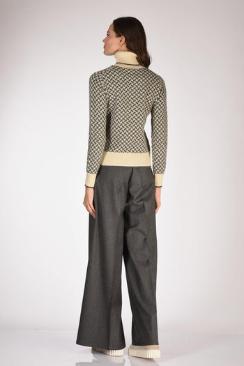 Maglia Grigio Donna - 5