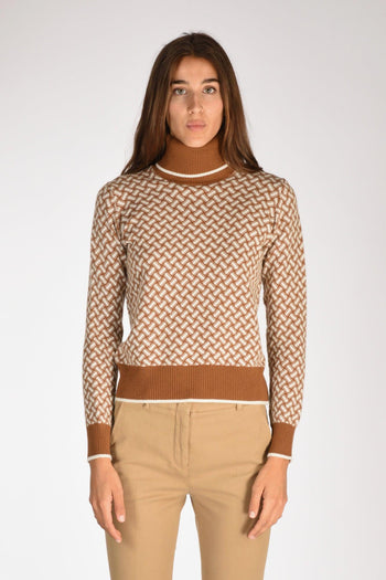 Maglia Beige/bianco Donna - 2