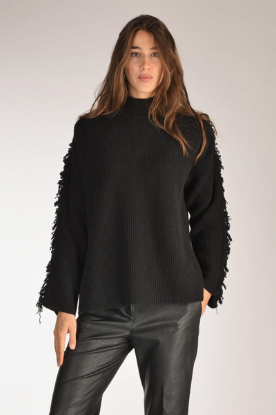 Maglia Lupetto Nero Donna