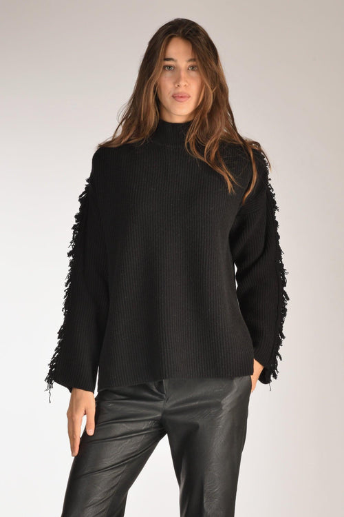 Maglia Lupetto Nero Donna