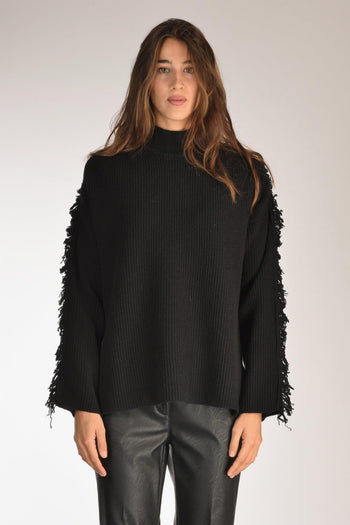 Maglia Lupetto Nero Donna - 2