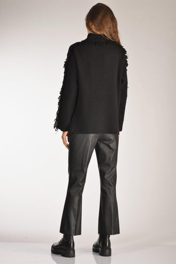 Maglia Lupetto Nero Donna - 5