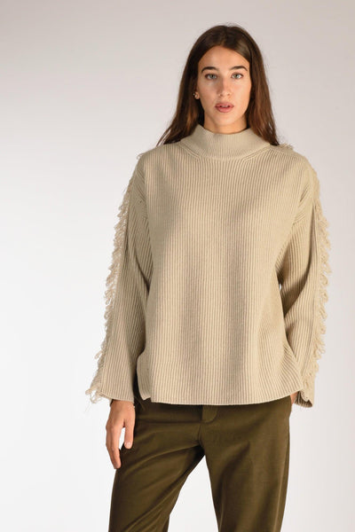 Maglia Lupetto Beige Donna