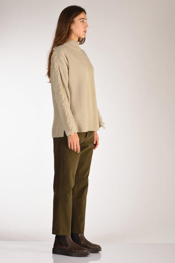 Maglia Lupetto Beige Donna - 4