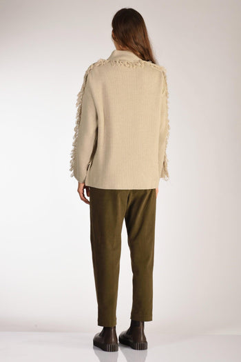 Maglia Lupetto Beige Donna - 5