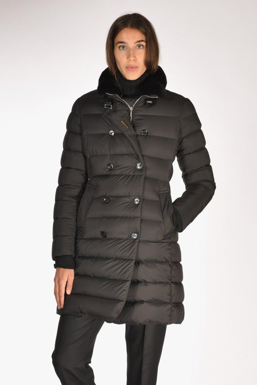 Piumino Longan Nero Donna