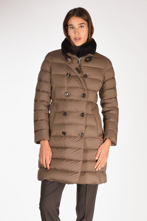 Piumino Longan Marrone Donna