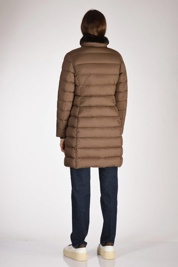 Piumino Longan Marrone Donna - 5