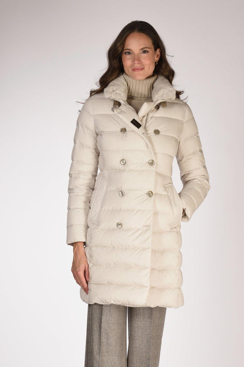 Piumino Longan Grigio Chiarissimo Donna