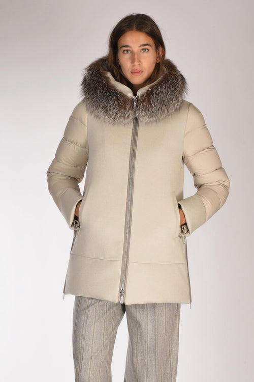 Piumino Fresia Bianco Naturale Donna