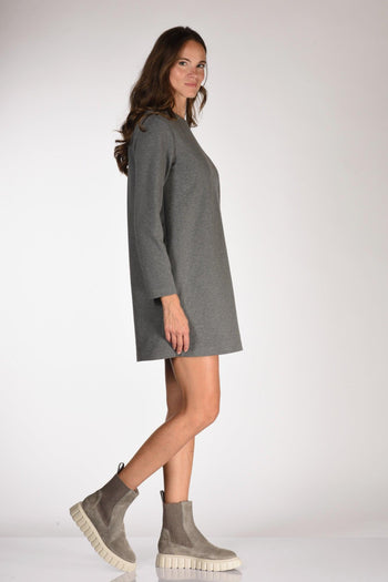 1901 Abito Jerse Grigio Donna - 4
