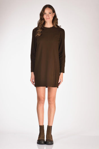 1901 Abito Jerse Marrone Donna - 3